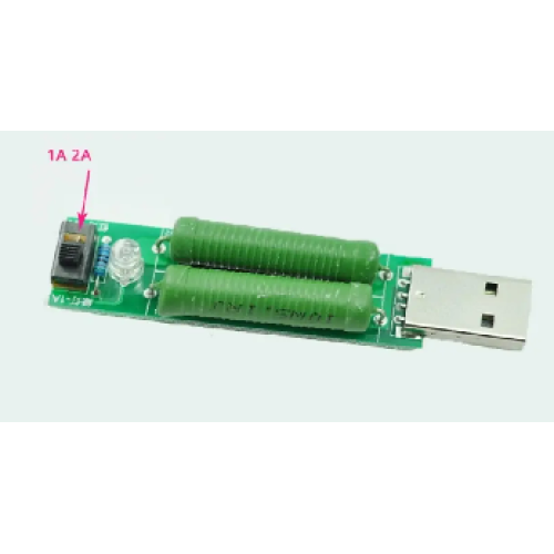 USB навантаження з перемикачем 1А, 2А