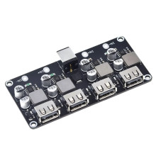 Модуль заряджання 4х USB з підтримкою QC3.0/2.0 MH-KC24 (AJ-27-4L)