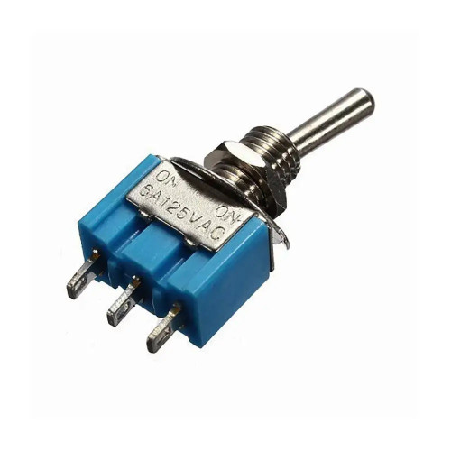 Тумблер (MTS-103), с фиксацией, ON-OFF-ON, 3PIN