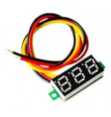 Цифровой вольтметр DC0V-32V, дисплей 0,28 дюймов 2 ппровода + рег.