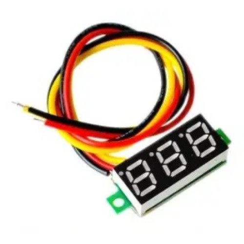 Цифровой вольтметр DC0V-32V, дисплей 0,28 дюймов 2 ппровода + рег.