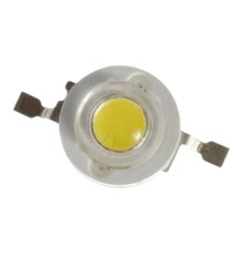 Светодиод 1W, 3-3.3V, БЕЛЫЙ, 95-110 LM