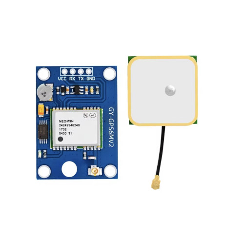 Модуль GPS на U-blox NEO-M9N з інтерфейсною платою та антеною